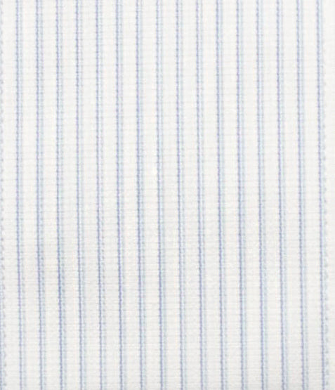 013 SC - Blue Textured Stripe Spread Collar (95/5)