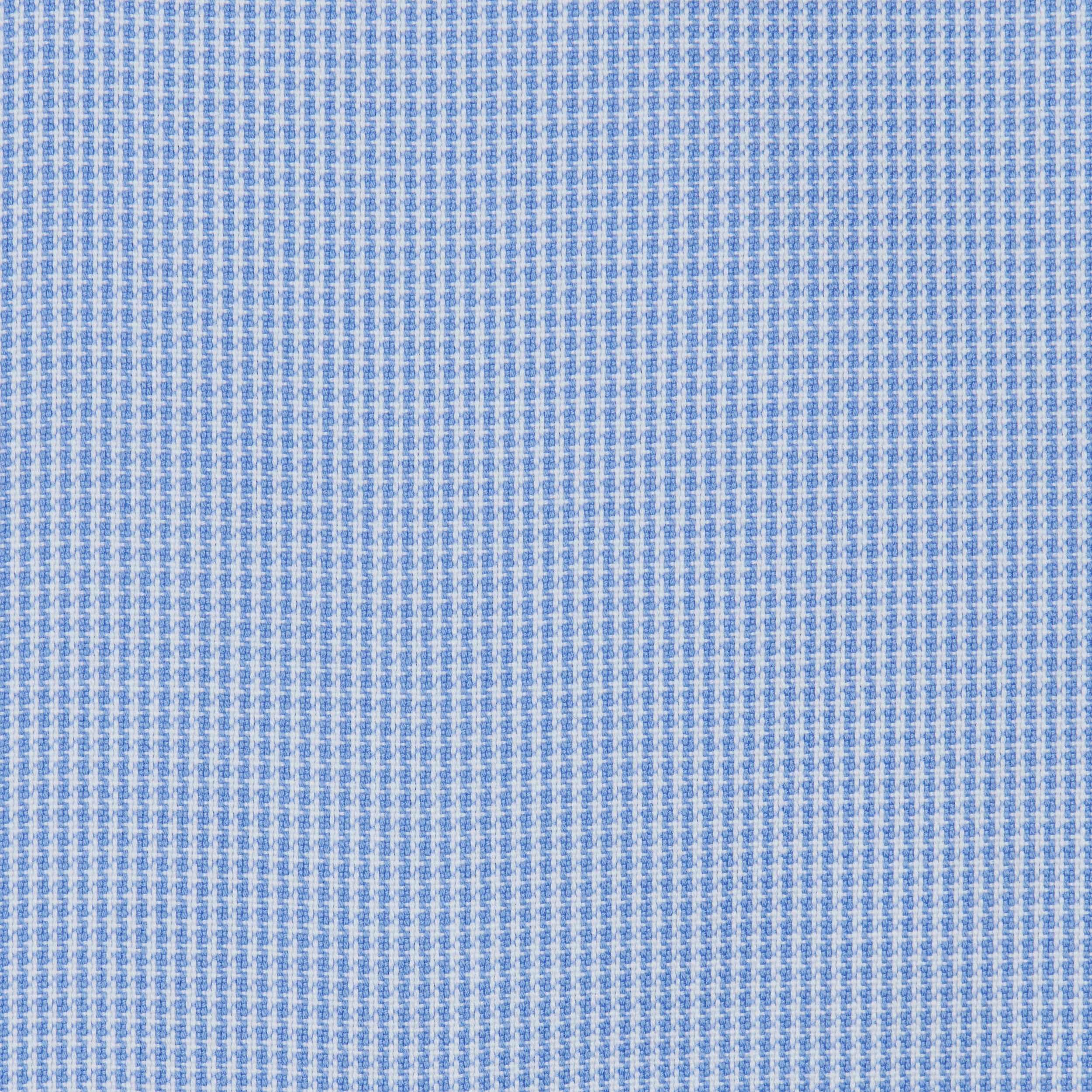 051 TF BD - Blue Houndstooth Tailored Fit Button Down Collar