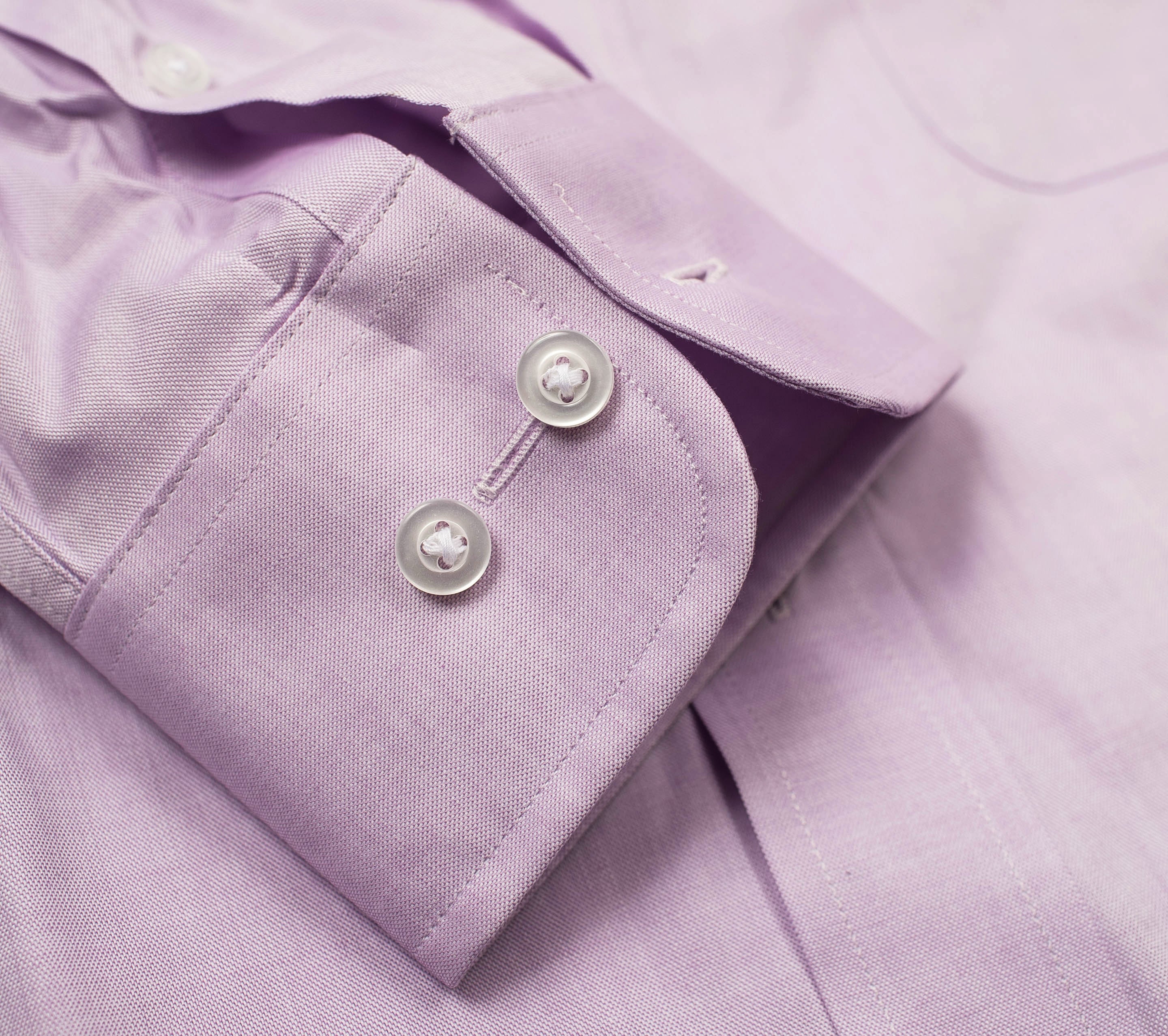 133 BD - Thomas Dylan Lavender Button Down Collar