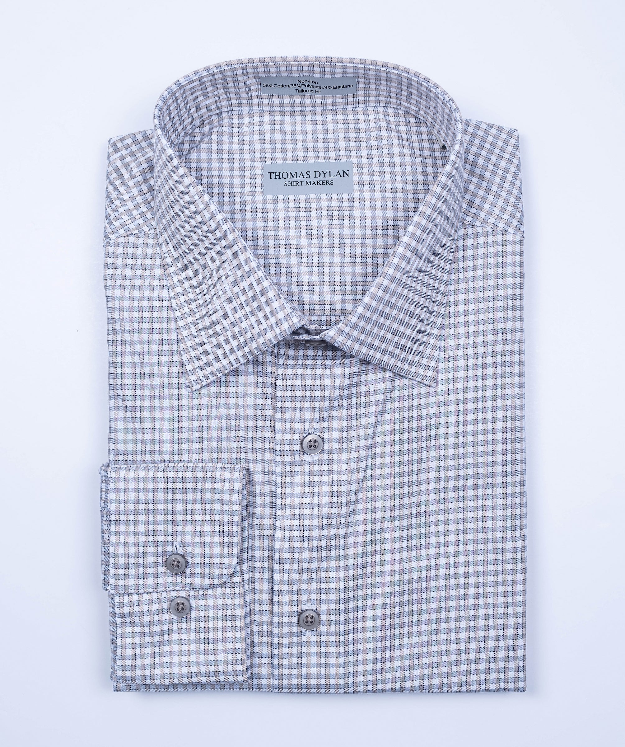 809 TF SC - Taupe/Tan Gingham Check (Arriving Fall 25)